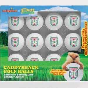Caddyshack Bushwood Country Club Golf Balls Collector Edition Dozen NEW